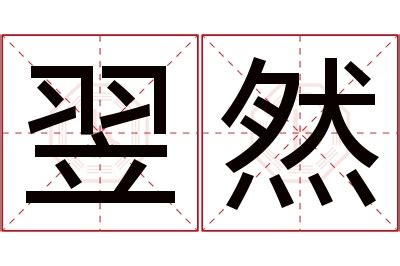 翌名字意思